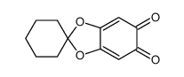 spiro[1,3-benzodioxole-2,1'-cyclohexane]-5,6-dione Structure