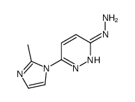 [6-(2-methylimidazol-1-yl)pyridazin-3-yl]hydrazine Structure