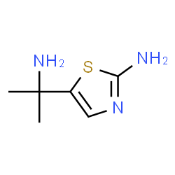 5-Thiazolemethanamine,2-amino--alpha-,-alpha--dimethyl- Structure