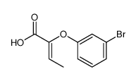 (2Z)-2-(3-bromophenoxy)but-2-enoic acid结构式