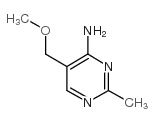 4-Amino-5-methoxymethyl-2-methylpyrimidine结构式