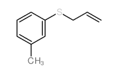 1-methyl-3-prop-2-enylsulfanyl-benzene Structure
