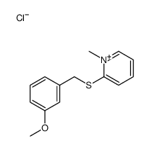 2-[(3-methoxyphenyl)methylsulfanyl]-1-methylpyridin-1-ium,chloride Structure