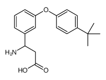 3-AMINO-3-[3-(4-TERT-BUTYL-PHENOXY)-PHENYL]-PROPIONIC ACID structure