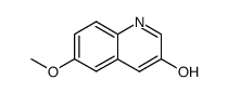 3-Quinolinol, 6-Methoxy- Structure