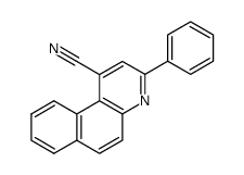 2-phenyl-4-cyano-5,6-benzoquinoline结构式