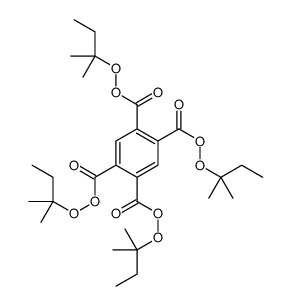 tetrakis(2-methylbutan-2-yl) benzene-1,2,4,5-tetracarboperoxoate结构式