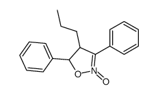 3,5-diphenyl-4-propylisoxazoline N-oxide结构式