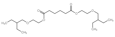 bis[2-(2-ethylbutoxy)ethyl] hexanedioate Structure