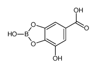 2,4-dihydroxy-1,3,2-benzodioxaborole-6-carboxylic acid Structure