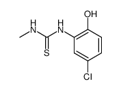 1-(5-chloro-2-hydroxyphenyl)-3-methylthiourea结构式