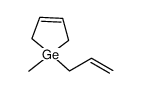1-allyl-1-methylgermacyclopent-3-ene结构式