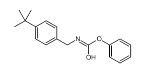 phenyl N-[(4-tert-butylphenyl)methyl]carbamate结构式