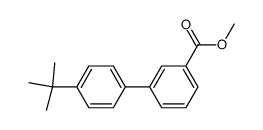 methyl 4'-tert-butyl-biphenyl-3-carboxylate结构式