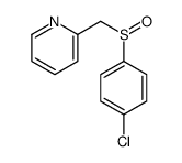 2-[(4-chlorophenyl)sulfinylmethyl]pyridine结构式