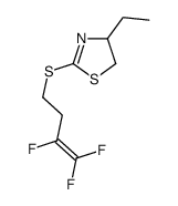 (4R)-4-ethyl-2-(3,4,4-trifluorobut-3-enylsulfanyl)-4,5-dihydro-1,3-thiazole Structure
