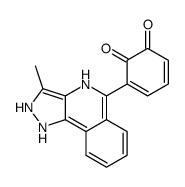 3-(3-methyl-2,4-dihydro-1H-pyrazolo[4,3-c]isoquinolin-5-yl)cyclohexa-3,5-diene-1,2-dione Structure