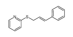(E)-2-[(3-phenylprop-2-enyl)thio]pyridine Structure