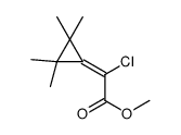 methyl 2-chloro-2-(2,2,3,3-tetramethylcyclopropylidene)acetate Structure