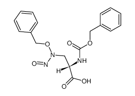 3-[Nitroso(benzyloxy)amino]-N-[(benzyloxy)carbonyl]-L-alanine Structure