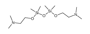 N,N'-(4,4,6,6-Tetramethyl-3,5,7-trioxo-4,6-disilanonamethylen)bis(dimethylamin)结构式