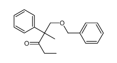 2-methyl-2-phenyl-1-phenylmethoxypentan-3-one Structure