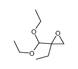 2-(diethoxymethyl)-2-ethyloxirane Structure