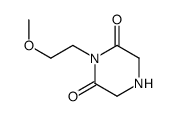 2,6-Piperazinedione,1-(2-methoxyethyl)-(9CI) structure