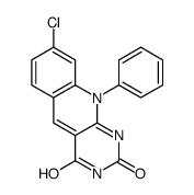 8-chloro-10-phenylpyrimido[4,5-b]quinoline-2,4-dione Structure