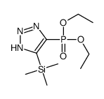(5-diethoxyphosphoryl-2H-triazol-4-yl)-trimethylsilane结构式