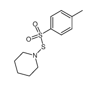 piperidino p-toluenesulfonyl sulfide Structure