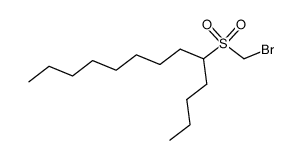 1-Brommethylsulfonyl-1-butylnonan Structure