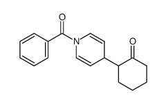 2-(1-benzoyl-1,4-dihydro-[4]pyridyl)-cyclohexanone Structure