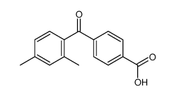 4-(2,4-dimethyl-benzoyl)-benzoic acid结构式