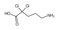 5-amino-2,2-dichloro-valeric acid Structure