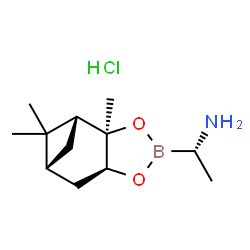 (S)-BoroAla-(-)-Pinanediol-HCl结构式