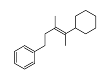 (4-cyclohexyl-3-methylpent-3-enyl)benzene结构式