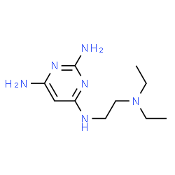 N4-(2-diethylamino-ethyl)-pyrimidine-2,4,6-triamine结构式