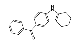 phenyl-(5,6,7,8-tetrahydro-carbazol-3-yl)-ketone结构式