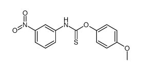 O-(4-methoxyphenyl) N-3-nitrophenylthioncarbamate结构式