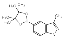 3-methyl-5-(tetramethyl-1,3,2-dioxaborolan-2-yl)-1H-indazole Structure