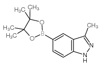 3-methyl-5-(tetramethyl-1,3,2-dioxaborolan-2-yl)-1H-indazole structure