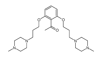 1-[2,6-bis[3-(4-methylpiperazin-1-yl)propoxy]phenyl]ethanone结构式