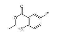 Ethyl 5-fluoro-2-sulfanylbenzoate Structure