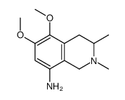 5,6-dimethoxy-2,3-dimethyl-3,4-dihydro-1H-isoquinolin-8-amine Structure