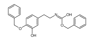 N-Benzyloxycarbonyl-4-O-benzyl Dopamine Structure