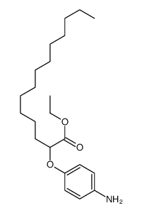 ethyl 2-(4-aminophenoxy)tetradecanoate结构式