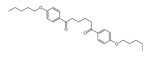 1,6-bis(4-pentoxyphenyl)hexane-1,6-dione结构式