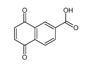 5,8-dioxonaphthalene-2-carboxylic acid结构式
