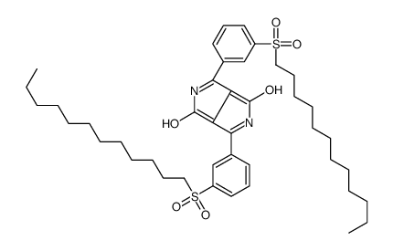 1,4-bis(3-dodecylsulfonylphenyl)-2,5-dihydropyrrolo[3,4-c]pyrrole-3,6-dione Structure